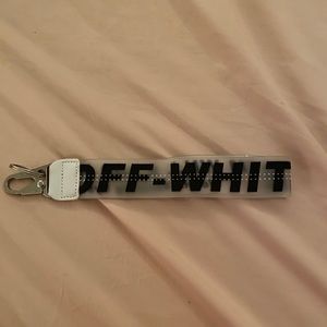 Off white key chain